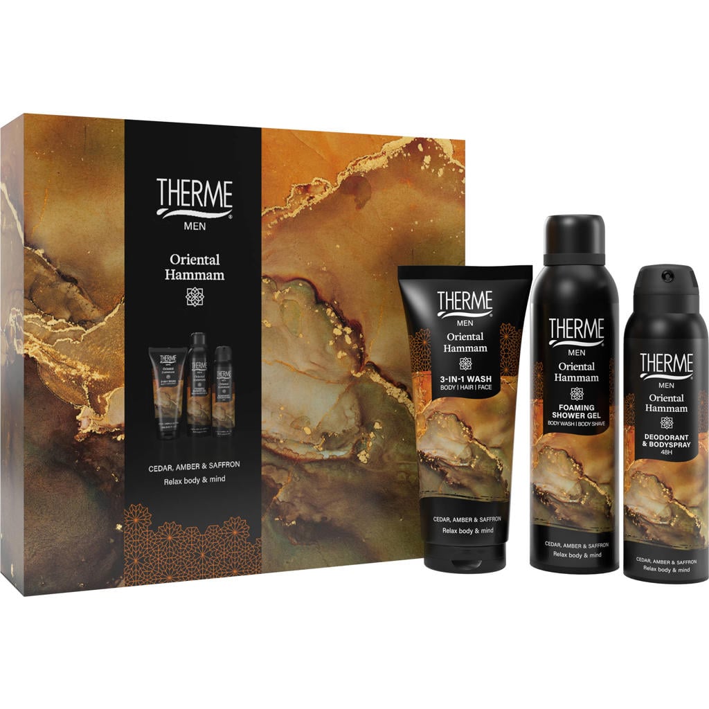Therme Men Oriental Hammam geschenkset - 3 stuks