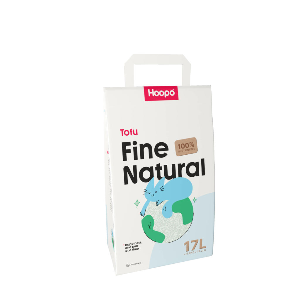 Hoopo Kattenbakvulling Tofu fine 17L