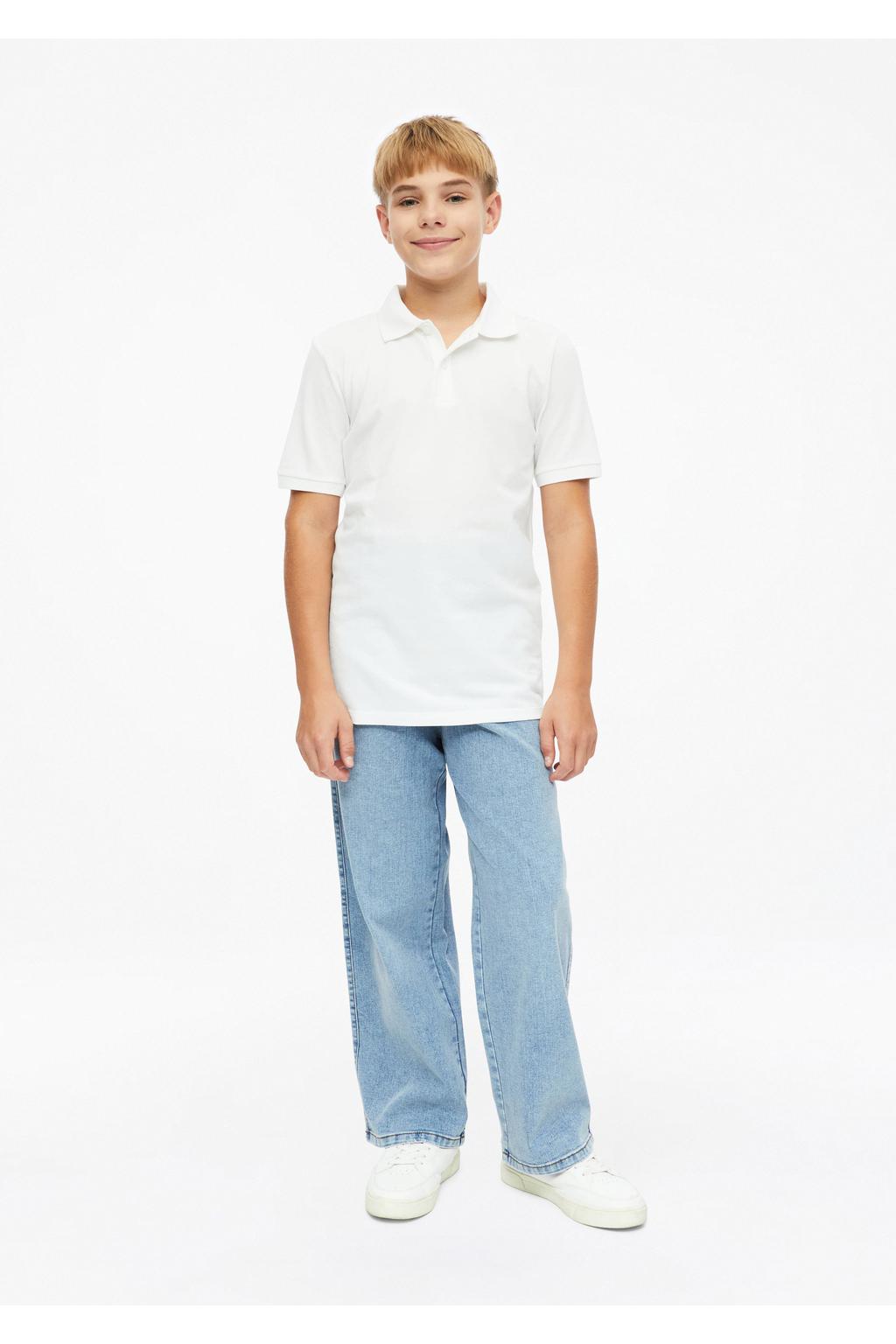 s.Oliver baggy wide leg jeans - lichtblauw