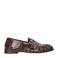 Tango Anica 3-a leren loafers met dierenprint - bruin