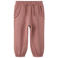 LIL' ATELIER MINI regular fit joggingbroek met ruches - roze