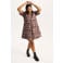 Anyday Plus Size gebloemde A-lijn jurk - roze