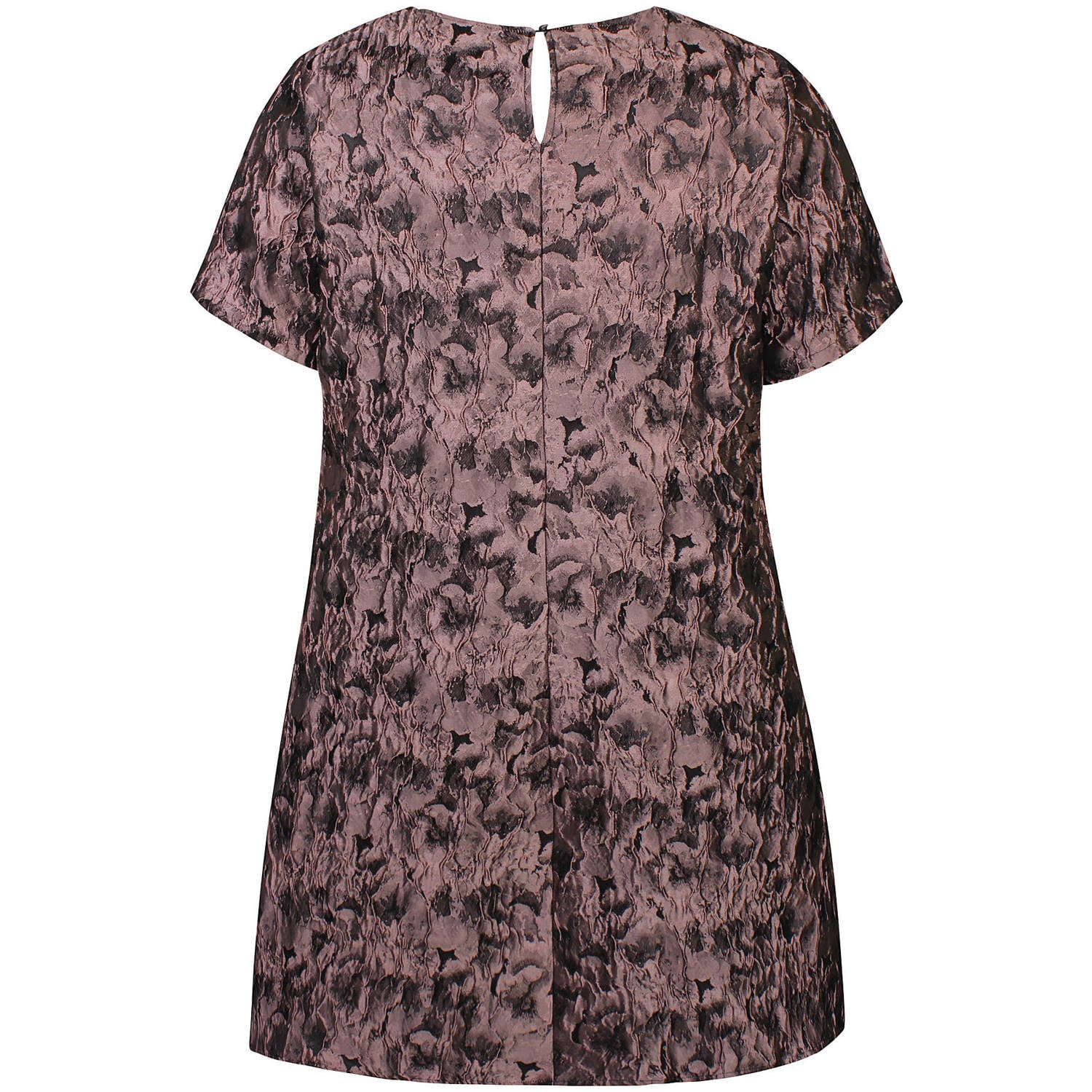 Anyday Plus Size gebloemde A-lijn jurk roze