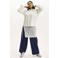 Anyday wide leg jeans Plus Size - mediumblauw