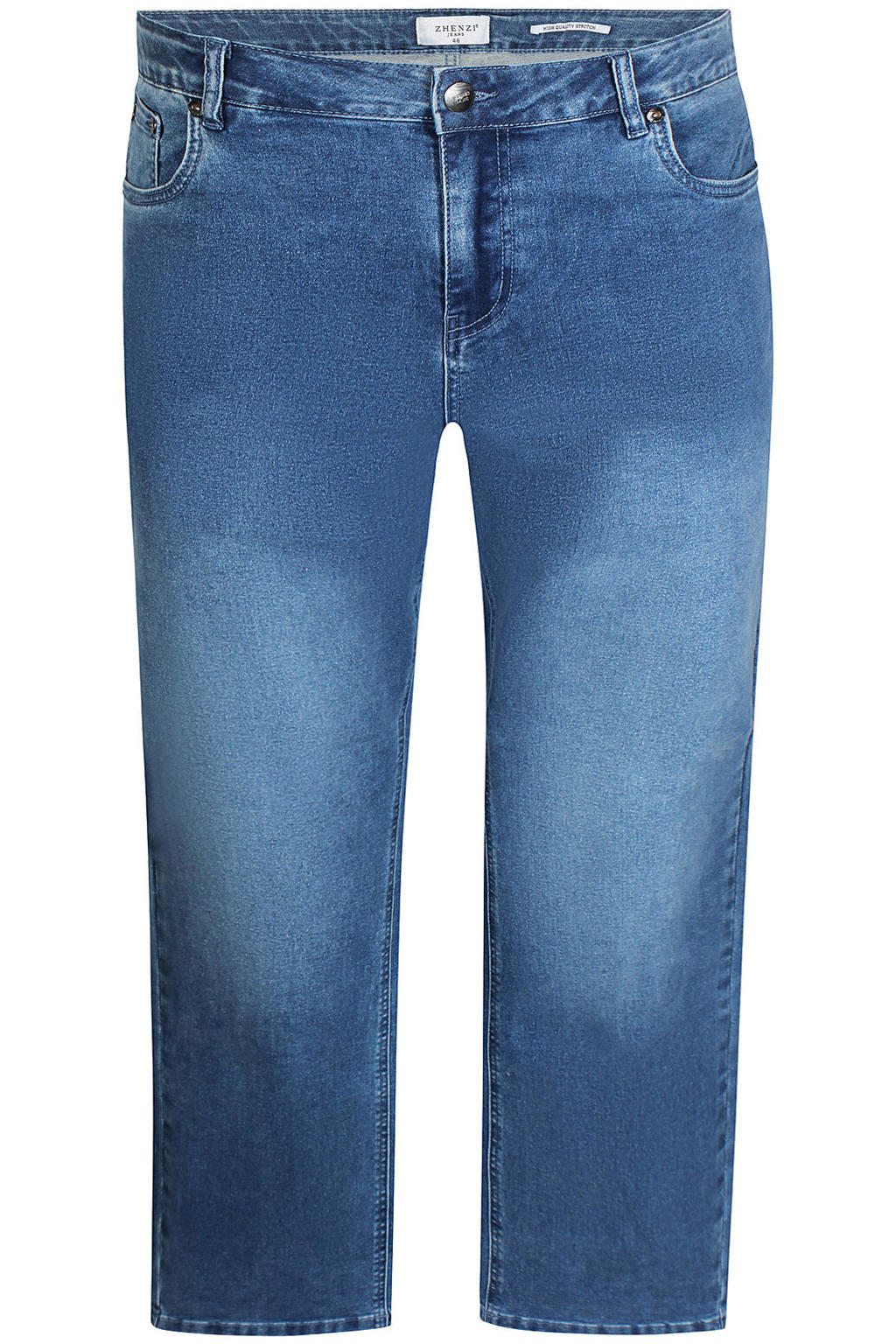 Zhenzi Plus Size straight leg jeans - mediumblauw