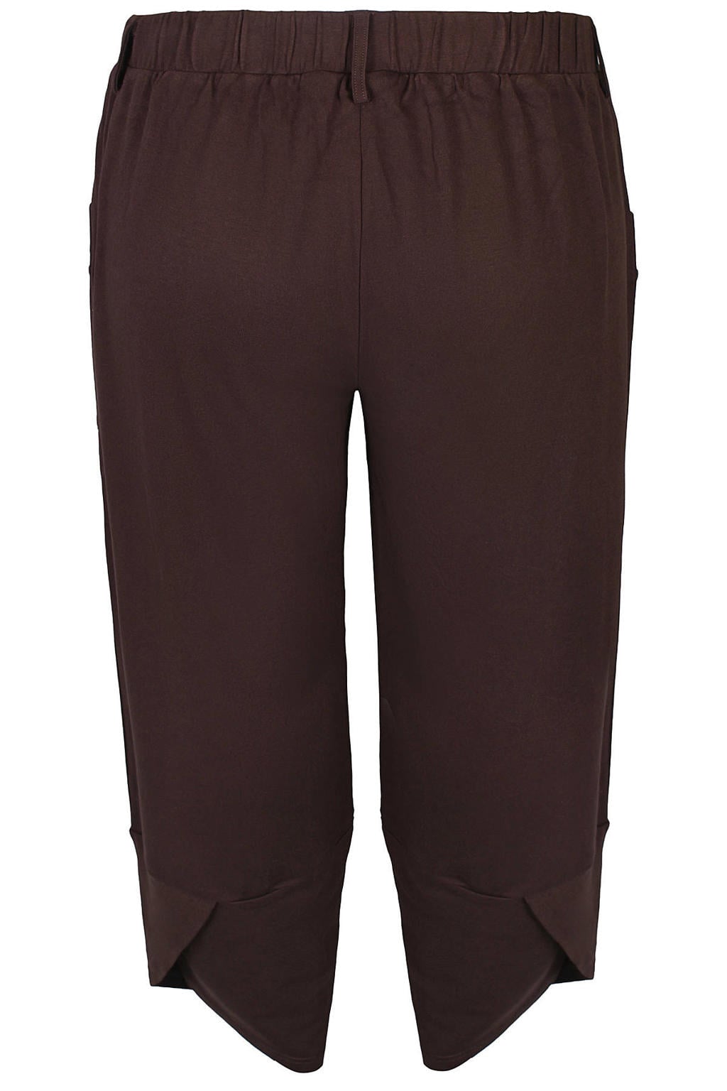 Zhenzi Plus Size barrel broek - zwart