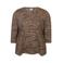 Zhenzi Plus Size gebloemde top - bruin