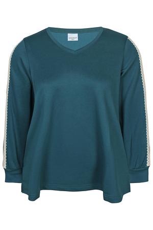 Plus Size sweater - petrol