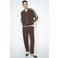 Mos Mosh barrel gestreepte broek - bruin