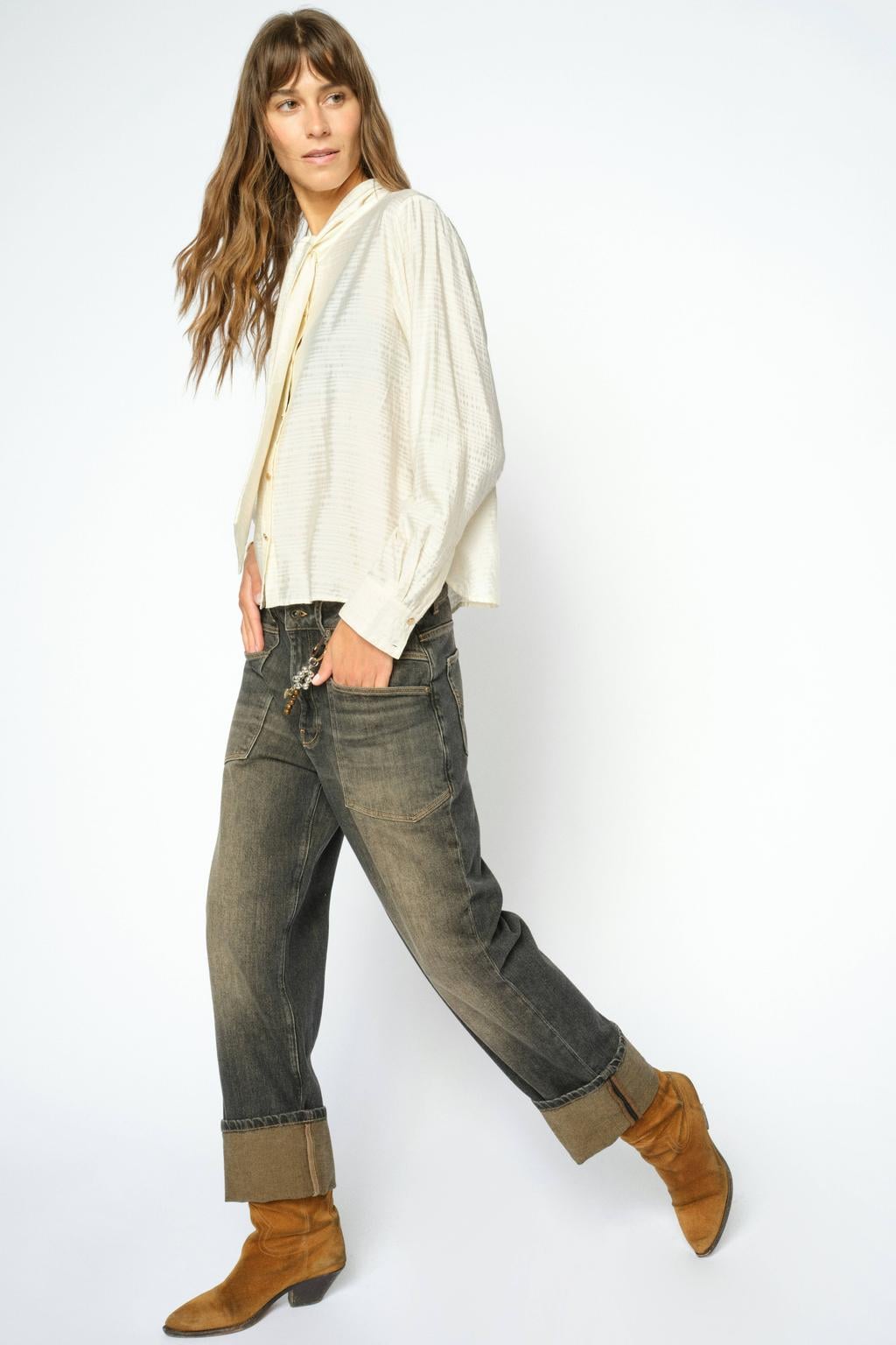 Mos Mosh regular fit jeans - grijs