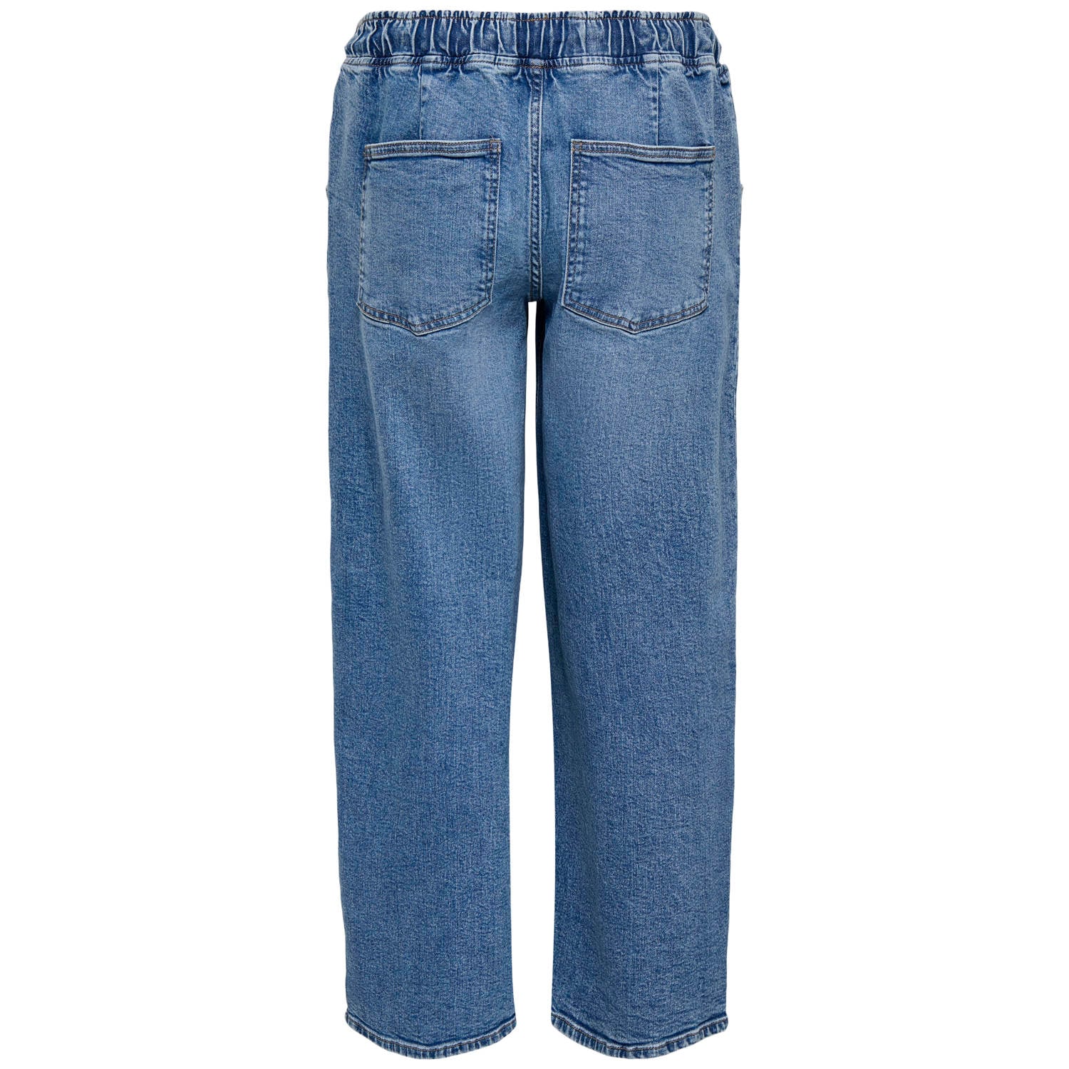ONLY MATERNITY zwangerschaps low waist barrel jeans mediumblauw