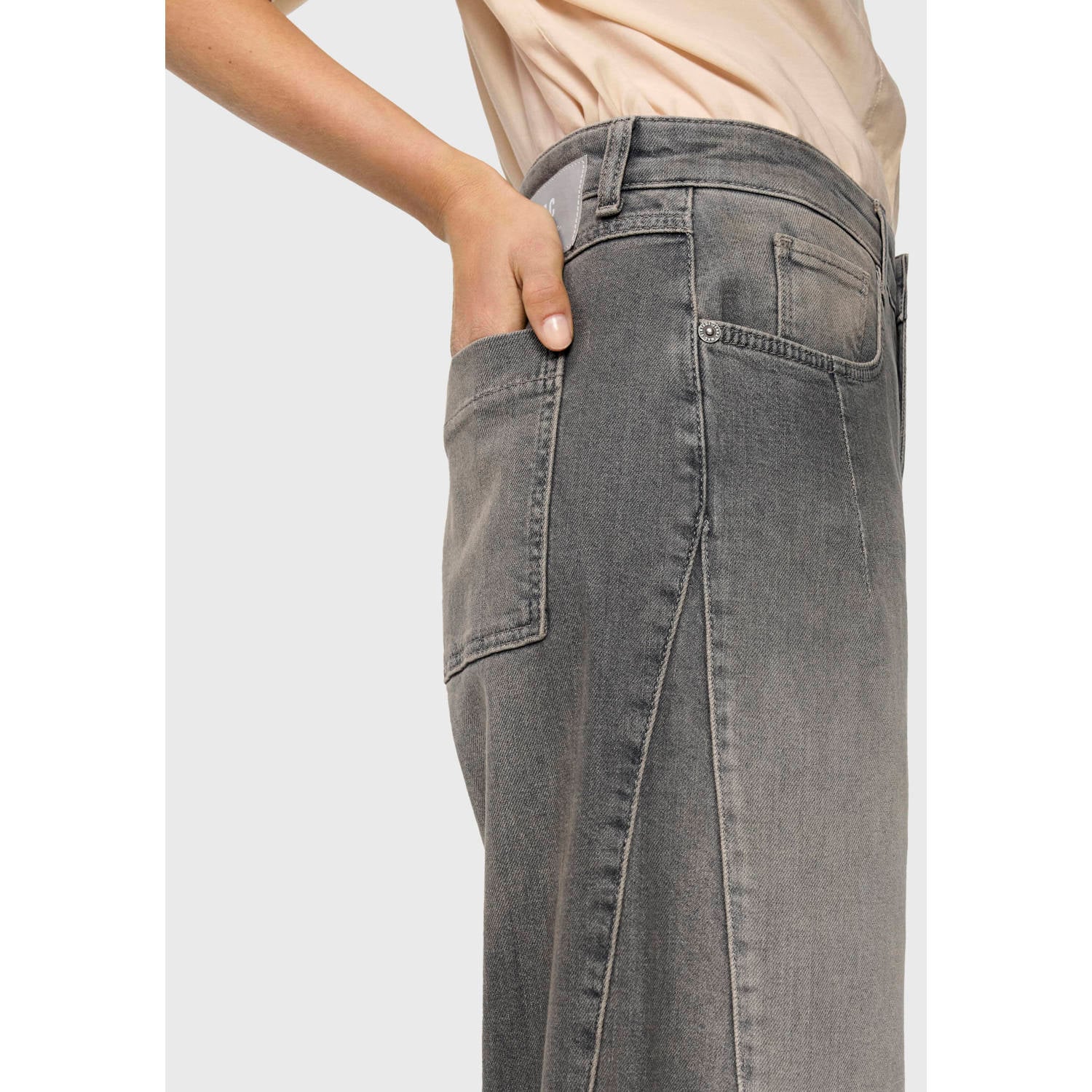 MAC COLORADO barrel jeans grey denim