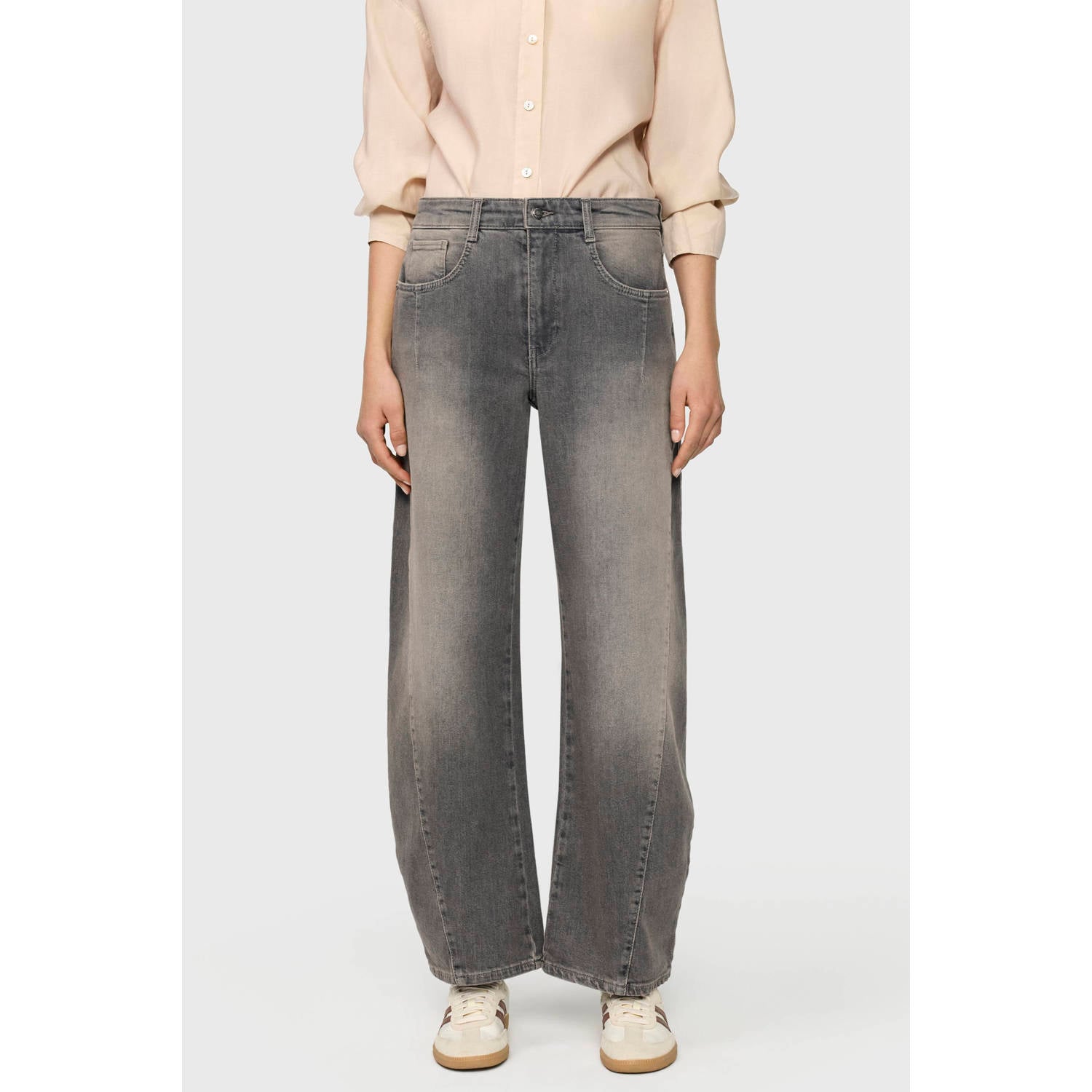 MAC COLORADO barrel jeans grey denim