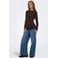 ONLY MATERNITY zwangerschaps longsleeve - donkerbruin