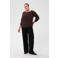 Kaffe Curve Plus Size gebreide trui met studs en wol - roodbruin