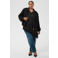Kaffe Curve Plus Size bomberjack - zwart