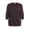 Kaffe Curve Plus Size pullover - roodbruin