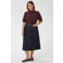 Kaffe Curve pullover Plus Size - donkerrood