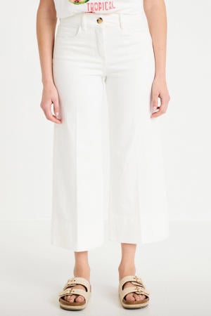 regular fit cropped jeans - wit