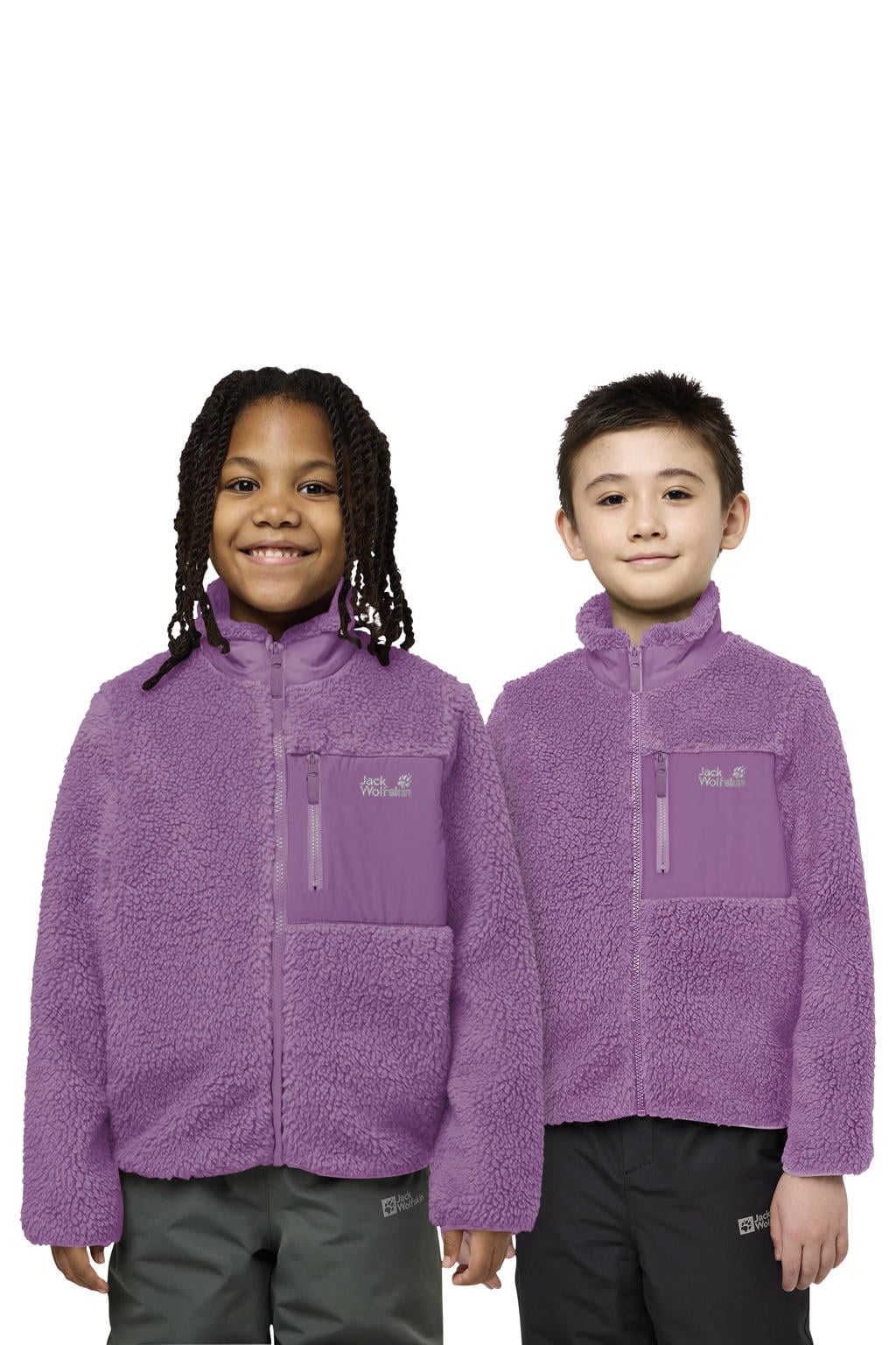 Jack Wolfskin teddy outdoor vest - paars