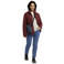 Jack Wolfskin teddy outdoor vest - donkerrood