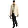 Jack Wolfskin oversized fleecetrui met print - lichtbruin