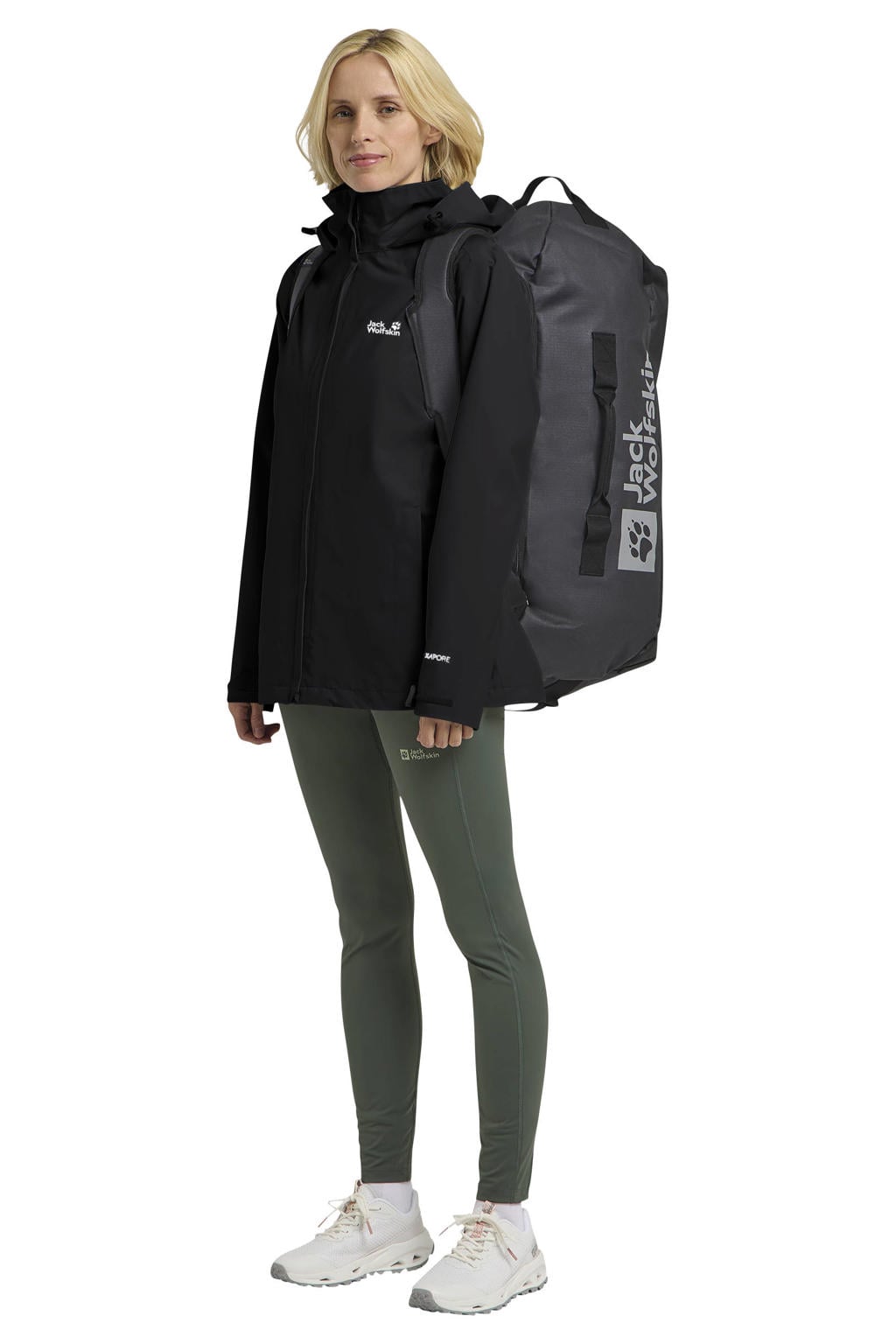 Jack Wolfskin outdoor jas - zwart