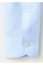 thumbnail: Mango Man linnen slim fit overhemd - lichtblauw