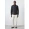 Mango Man linnen slim fit overhemd - donkerblauw