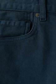 thumbnail: Mango Man slim fit denim short - marineblauw