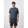 Mango Man regular fit T-shirt - marineblauw