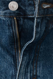 thumbnail: Mango Man straight leg denim short - blauw