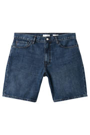 thumbnail: Mango Man straight leg denim short - blauw