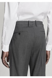 thumbnail: Mango Man slim fit pantalon met melée - grijs