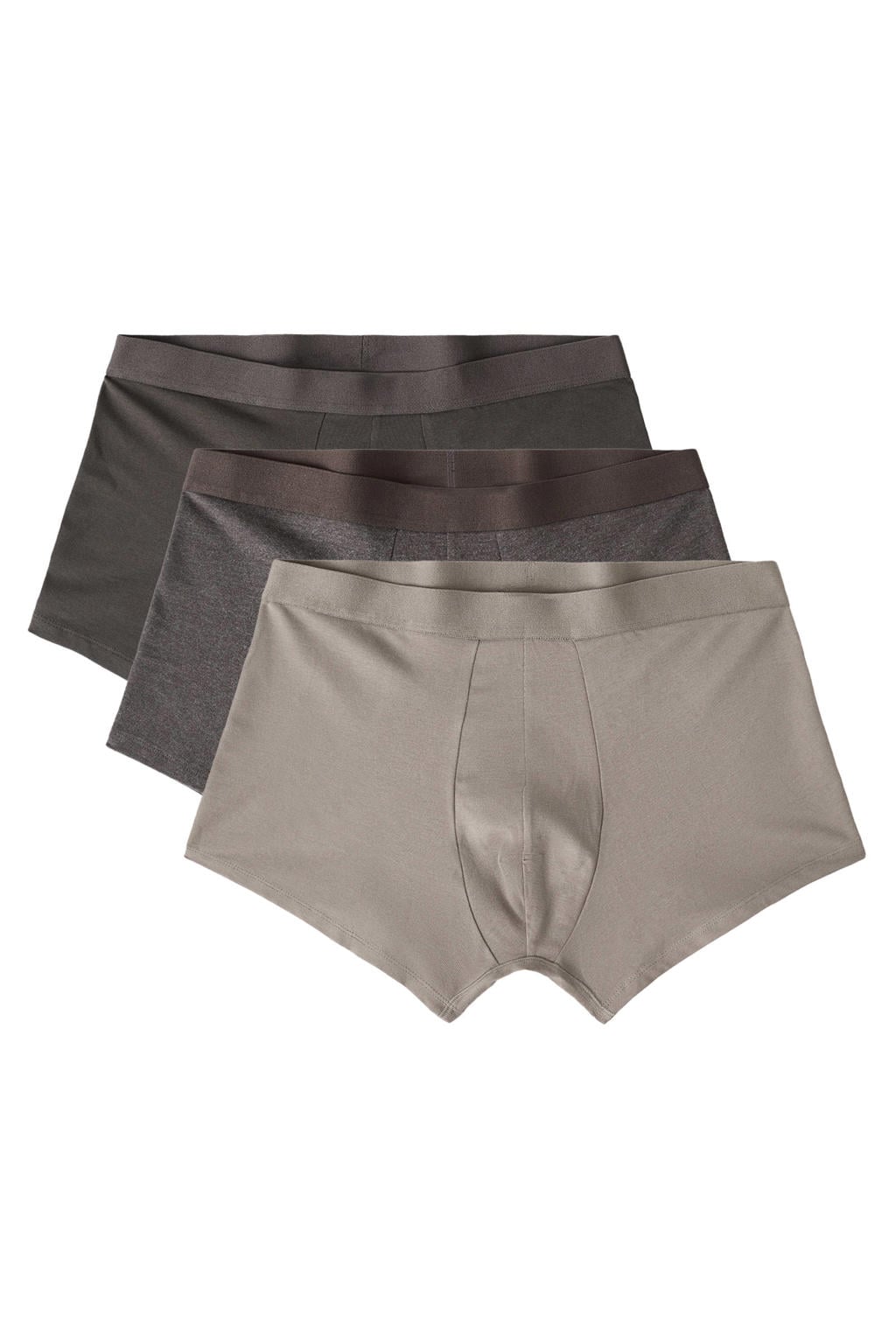 Mango Man boxershorts - bruin (set van 3)