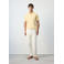 Mango Man regular fit piqué polo - geel