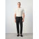 Mango Man linnen slim fit chino - zwart