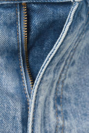 thumbnail: Mango Man straight leg denim short - blauw