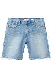 thumbnail: Mango Man straight leg denim short - blauw