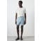 Mango Man linnen slim fit T-shirt - wit