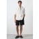Mango Man linnen regular fit overhemd - wit