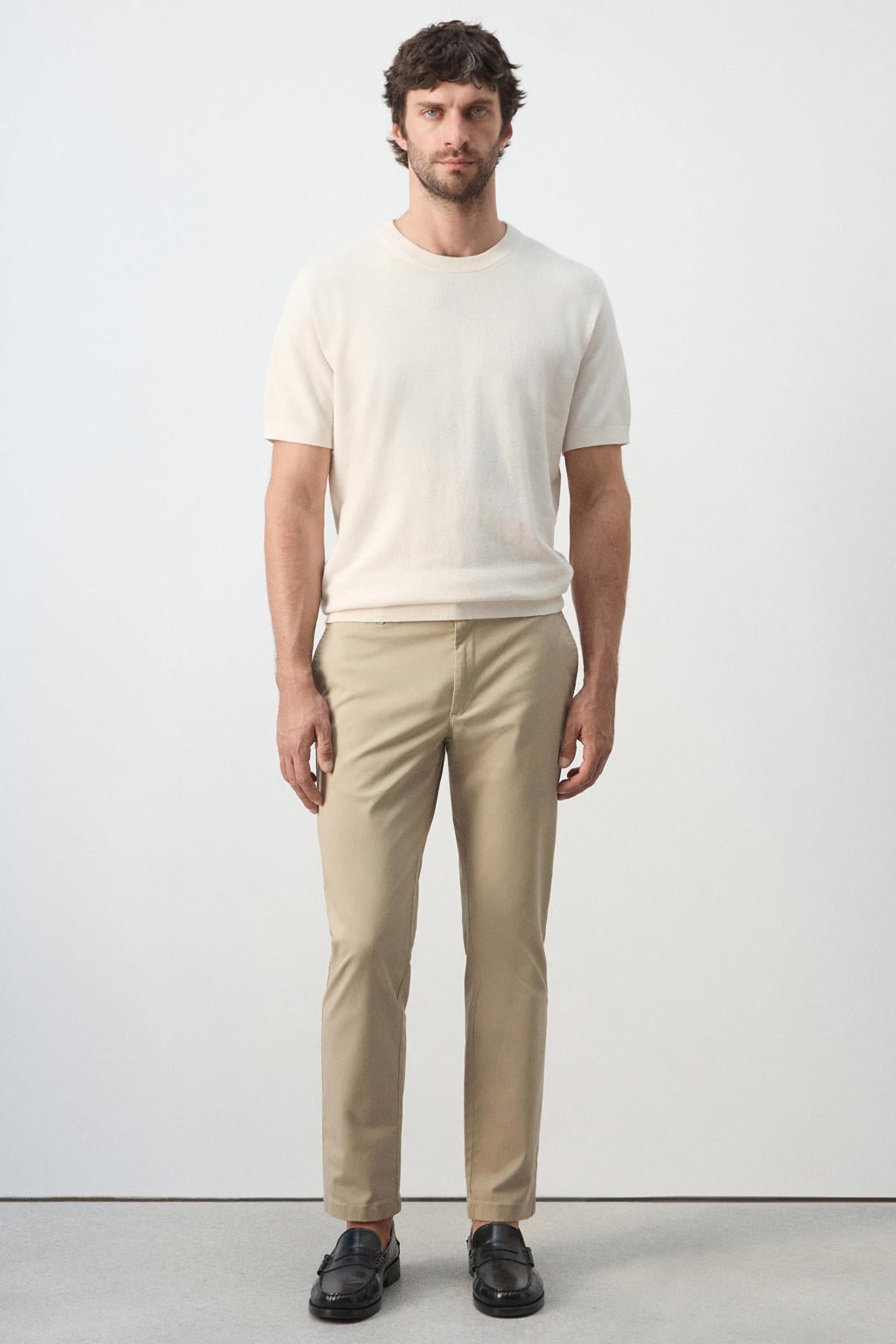 Mango Man slim fit chino - lichtbeige