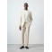 Mango Man linnen slim fit pantalon - lichtbeige
