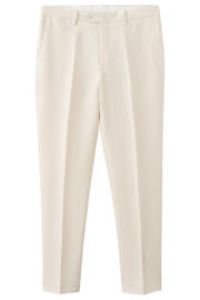 thumbnail: Mango Man linnen slim fit pantalon - lichtbeige