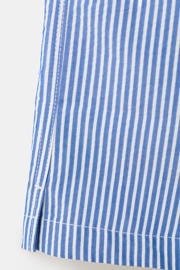thumbnail: Mango Man gestreepte zwemshort - blauw/wit