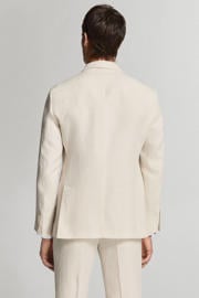 thumbnail: Mango Man linnen slim fit colbert - lichtbeige