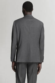 thumbnail: Mango Man slim fit gemêleerd colbert - grijs