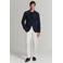 Mango Man slim fit colbert met wol - marine