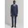 Mango Man super slim fit geruite pantalon - middenblauw