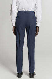 thumbnail: Mango Man super slim fit geruite pantalon - middenblauw